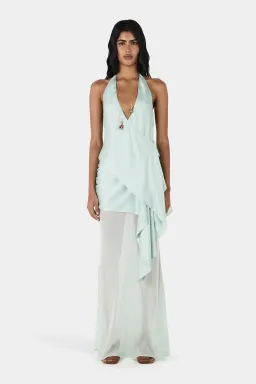 Hansen And Gretel Aisling Halter Top Seafoam Mint Size 10 for rent on The Volte - image 5