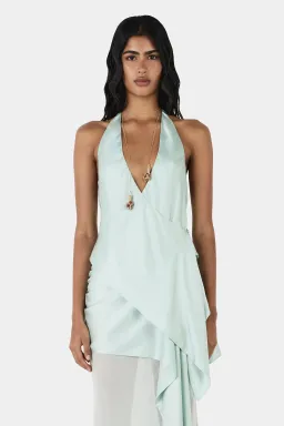 Hansen And Gretel Aisling Halter Top Seafoam Mint Size 10 for rent on The Volte - image 1