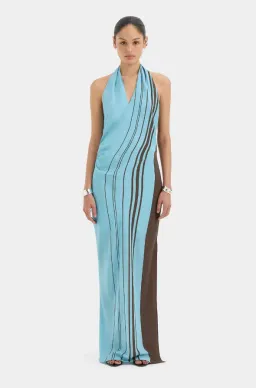 Rioja Halter Scarf Maxi Dress by SIR The Label for rent on The Volte - image 4