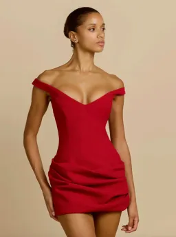 ARCINA ORI- AVERY DRESS RED S for rent on The Volte - image 3