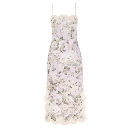 Zimmermann Acacia Scallop Midi Dress - Size 6 for rent on The Volte - image 2