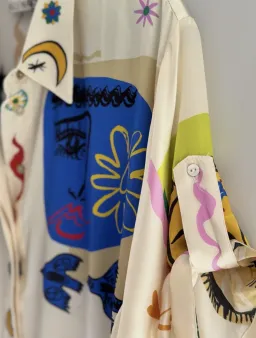 Alemais Soleil Silk Shirt Size 12 for rent on The Volte - image 9