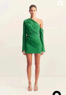 Shona Joy Rio Off Shoulder Mini Dress - size 12 for rent on The Volte - image 1