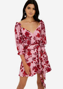 Sheike Valentine Mini Dress Floral Size 16  for rent on The Volte - image 3