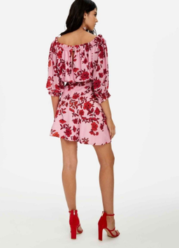 Sheike Valentine Mini Dress Floral Size 16  for rent on The Volte - image 2