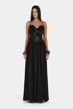 Hansen And Gretel Stephanie Maxi Dress Black Size 6 for rent on The Volte - image 6