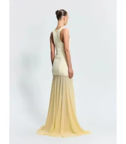 Effie Kats - Odessa Maxi Gown - Lemon - Size L (12) for rent on The Volte - image 4