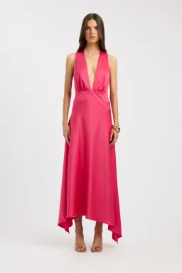Kookai PALERMO PLUNGE MAXI DRESS for rent on The Volte - image 1