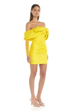 ELIYA THE LABEL OSCAR DRESS YELLOW SIZE XS for rent on The Volte - image 4