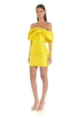ELIYA THE LABEL OSCAR DRESS YELLOW SIZE XS for rent on The Volte - image 5