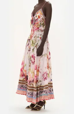 CAMILLA LONG TIE FRONT MAXI DRESS - ST GERMAINS GIRL for rent on The Volte - image 5