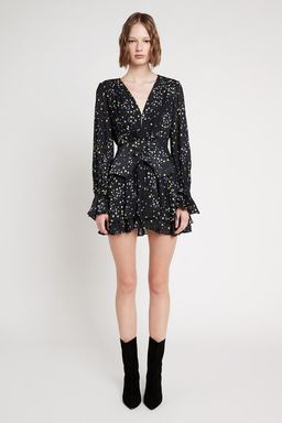 Aje Ainsley Dress Print Size 8 for rent on The Volte - image 1