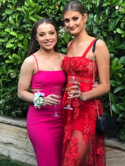 Likely fuchsia Tamarelli Gown size 8 for rent on The Volte - image 1