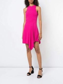 A.L.C Ribbed Flare Dress pink size 8  for rent on The Volte - image 1