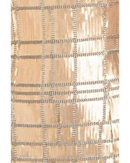 Misha Yvette Dress Gold Sequin Size 10 for rent on The Volte - image 3