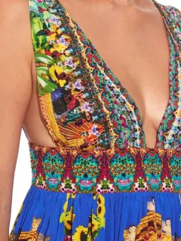 Camilla Flower of 400 Lives Maxi Dress Print Size 2  for rent on The Volte - image 3