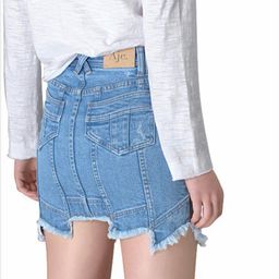 Aje Crawford Denim Mini Skirt Blue Classic Wash Size 8 for rent on The Volte - image 3