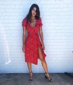 Kookai Zariah Dress Red Size 6 for rent on The Volte - image 3