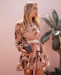 Sheike Soft Tropics Dress Print Size 6 for rent on The Volte - image 3