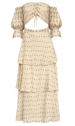 Sir The Label Camille Cut Out Floor Length Gown Cream | AU 10 for rent on The Volte - image 3