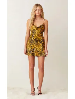 Bec & Bridge Turtle Rock  Mini Dress Tortoise Print Size AU 6 for rent on The Volte - image 1