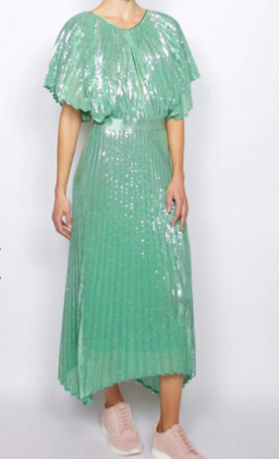 Flannel- Smoke and Mirrors Dress in mint size 6 for rent on The Volte - image 3