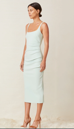 Bec & Bridge Karina Midi Dress Mint for rent on The Volte - image 3