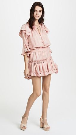 Misa Los Angeles Aliz Dress Mauve Pink Size AU 6 for rent on The Volte - image 4