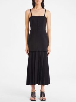 Dion Lee HOOK & EYE PLEAT CREPE DRESS for rent on The Volte - image 1