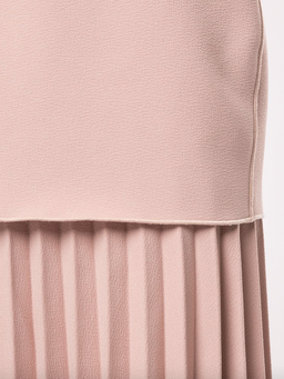 Dion Lee Linear Crepe Pleated Midi Dress Pink Size 6 for rent on The Volte - image 4