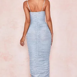 House of CB Fornarina Maxi Dress Blue Size 10 for rent on The Volte - image 3