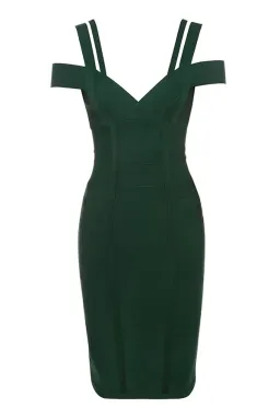 House of CB Mimi Midi Dress Green Size 8 for rent on The Volte - image 2