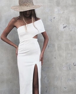 Maurie and Eve One Shoulder Dress size 8 for rent on The Volte - image 1