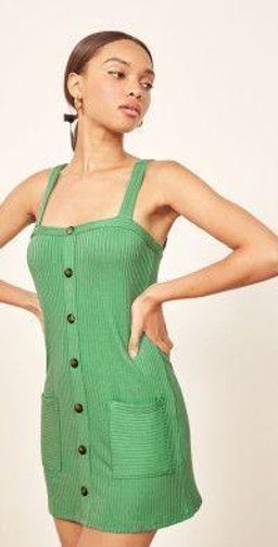 Reformation Kenny Dress Green Size AU 8  for rent on The Volte - image 5