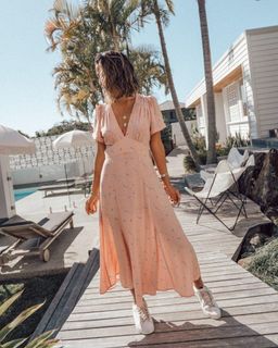 Auguste Clementine Bonne Midi Dress size 8 for rent on The Volte - image 2