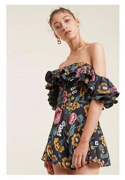 C/MEO Collective Immerse Playsuit Floral Size XS / AU 6 for rent on The Volte - image 1