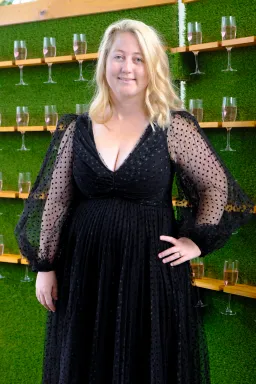 Zimmermann Lucky Pleated Polka Dot Ballet Dress Size 14 for rent on The Volte - image 2