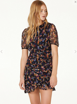 STEVIE MAY EZE MINI DRESS - Black print Size 10 for rent on The Volte - image 1