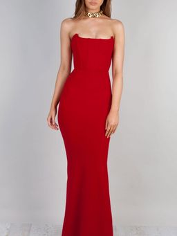 Zachary The Label Elvira Gown Red size 8 for rent on The Volte - image 1