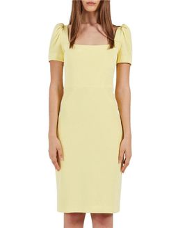 Rebecca Vallance Zinnia Open Back Dress Yellow Size 12 for rent on The Volte - image 1