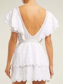 Sir The Label Gabriel Low Back Mini In White Size AU 8  for rent on The Volte - image 3