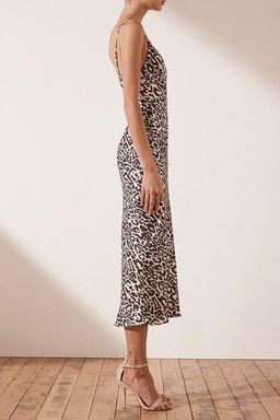 Shona Joy Isabella Bias Midi Dress Leopard 10 for rent on The Volte - image 5