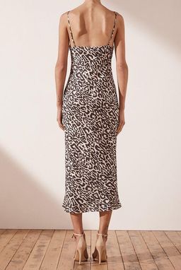 Shona Joy Isabella Bias Midi Dress Leopard 10 for rent on The Volte - image 6