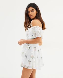 ASILIO | Botanical Crush White Romper | Size 6 | SOLD OUT for rent on The Volte - image 7