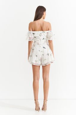 ASILIO | Botanical Crush White Romper | Size 6 | SOLD OUT for rent on The Volte - image 5