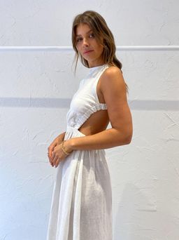 Sir the Label Alena Maxi Dress in Ivory Size XS / AU 6 for rent on The Volte - image 4