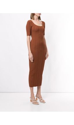 Bec & Bridge Toulouse Knit Dress brown size 6 for rent on The Volte - image 3