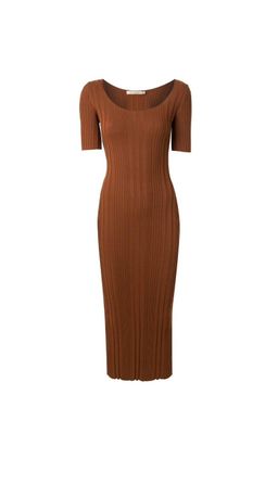 Bec & Bridge Toulouse Knit Dress brown size 6 for rent on The Volte - image 2