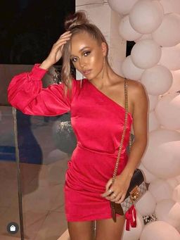 Kookai Vangeline Dress red Size 6 for rent on The Volte - image 1