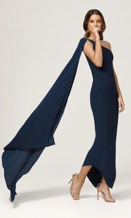 Lexi Riley Dress Blue Size 6 for rent on The Volte - image 4